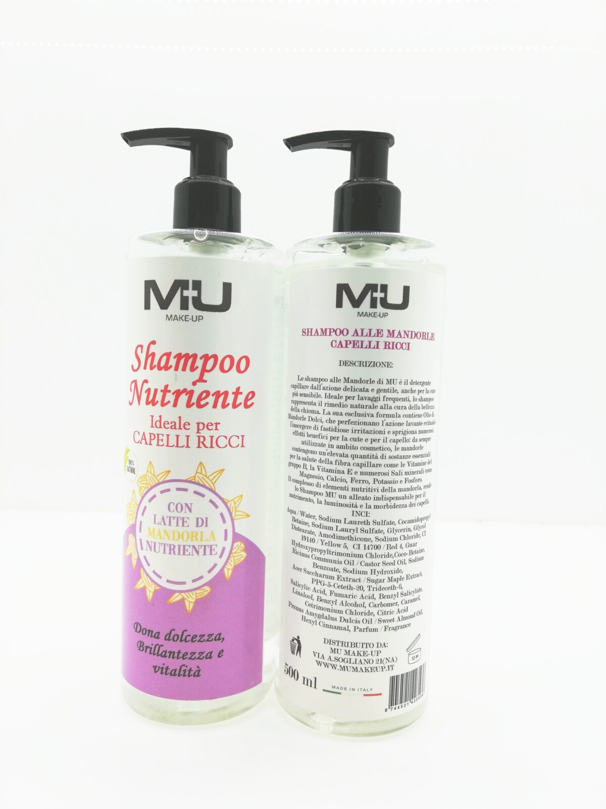 shampoo nutriente capelli ricci