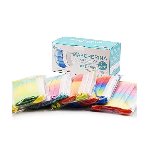 mascherina multicolor