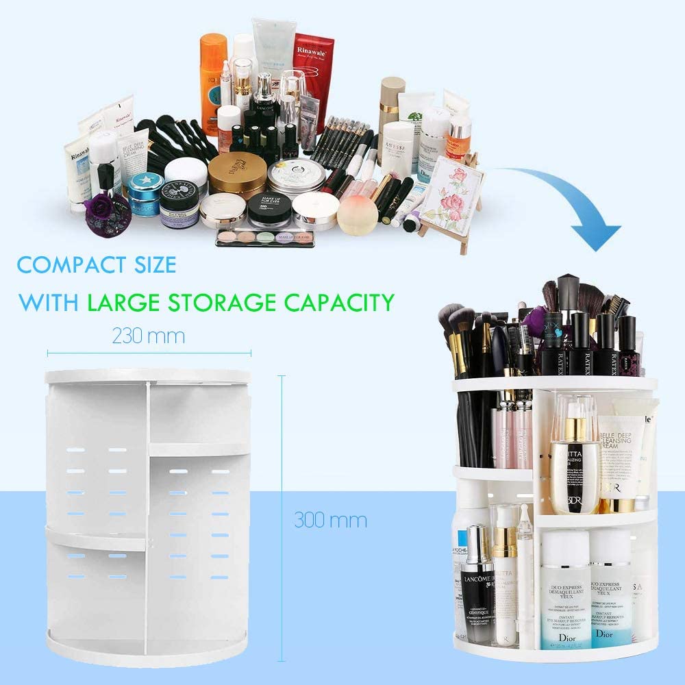 COSMETIC ORGANIZER organizza cosmetici trucchi e vari accessori + 2 cassetti  - Profumeria Online