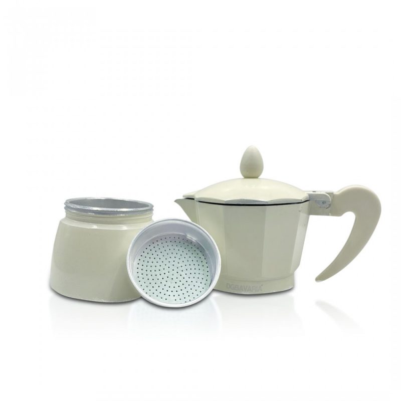 set 3 caffettiere beige in alluminio 2