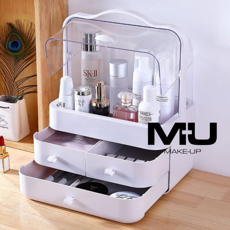 Organizer cosmetici con cassetti